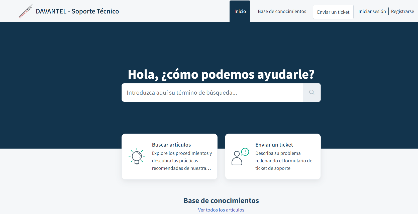 ¿Conoces ya nuestro nuevo Centro de Soporte?