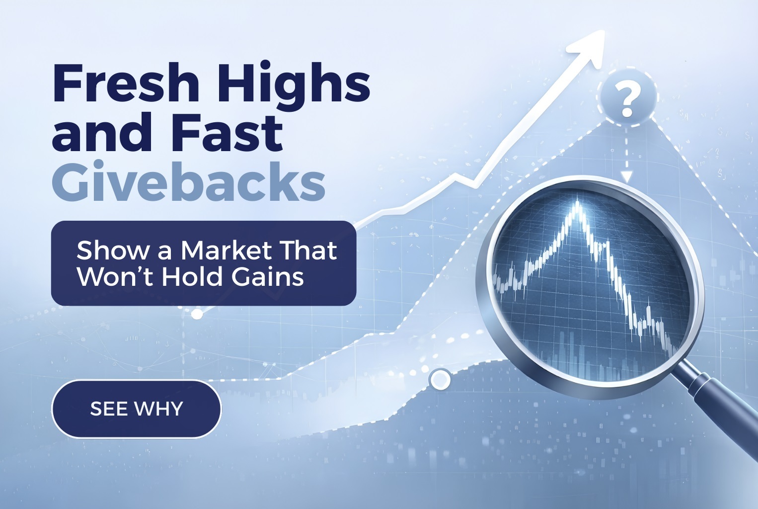 Fresh Highs and Fast Givebacks Show a Market That Won’t Hold Gains