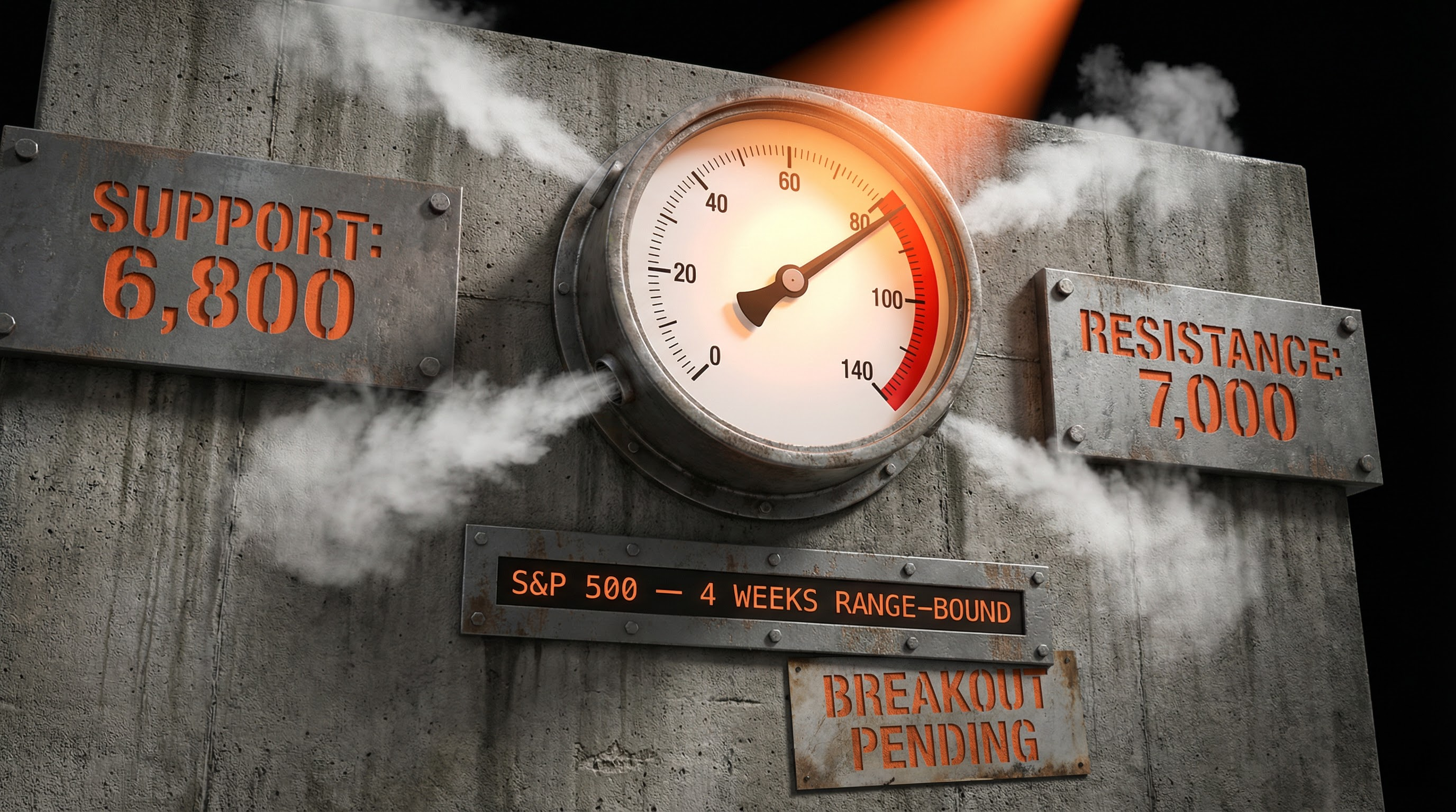 The S&P 500 Is Stuck Between 6,800 and 7,000. One Number Breaks It.