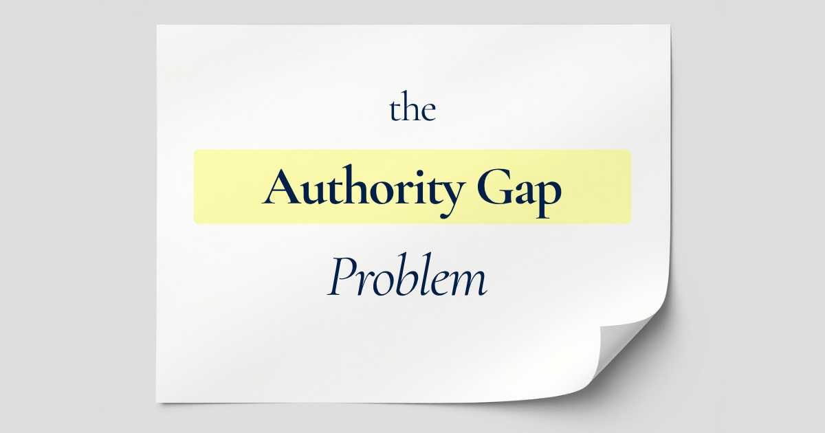 The Authority Gap Killing Your Pipeline
