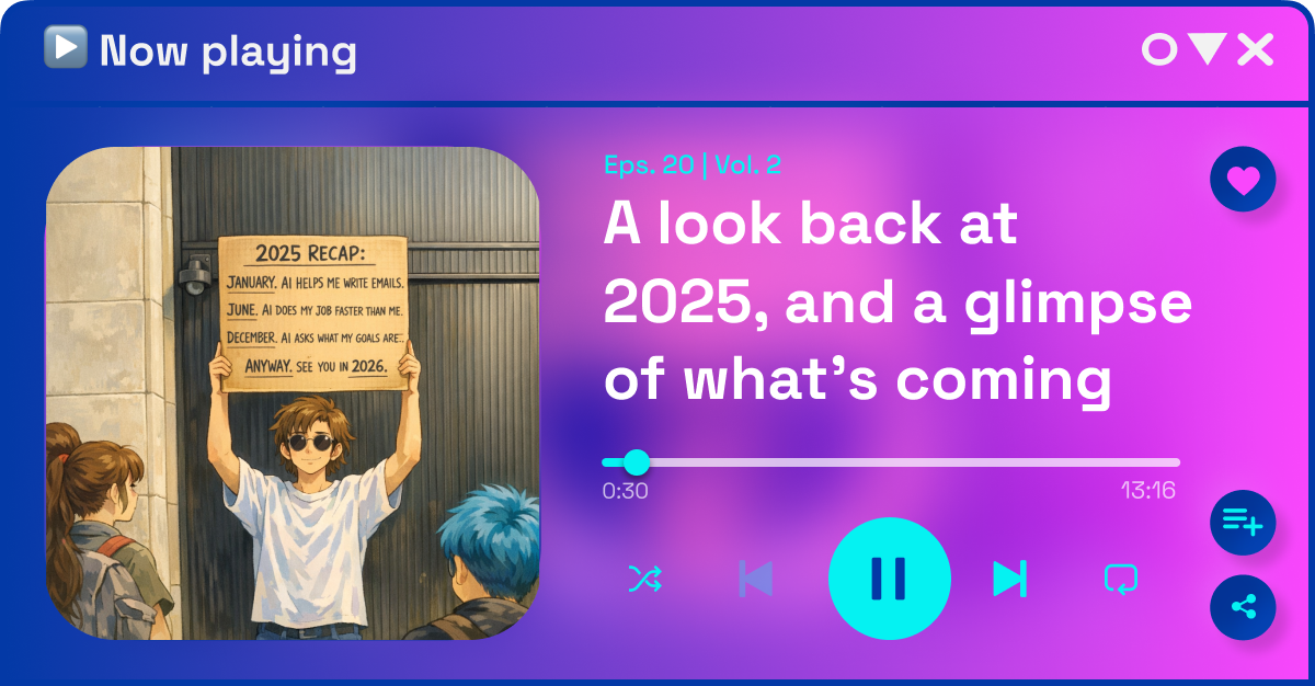 A look back at 2025, and a glimpse of what’s coming