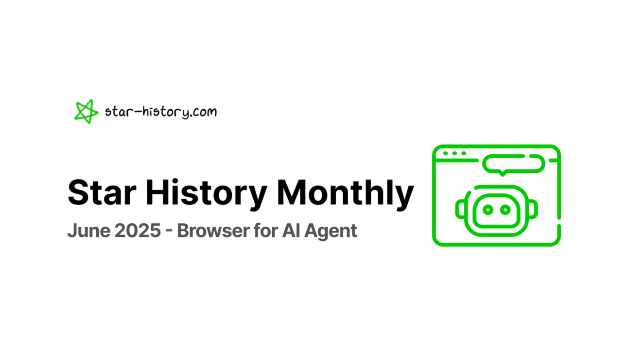 Star History Newsletter 🌟 Browser for AI Agent