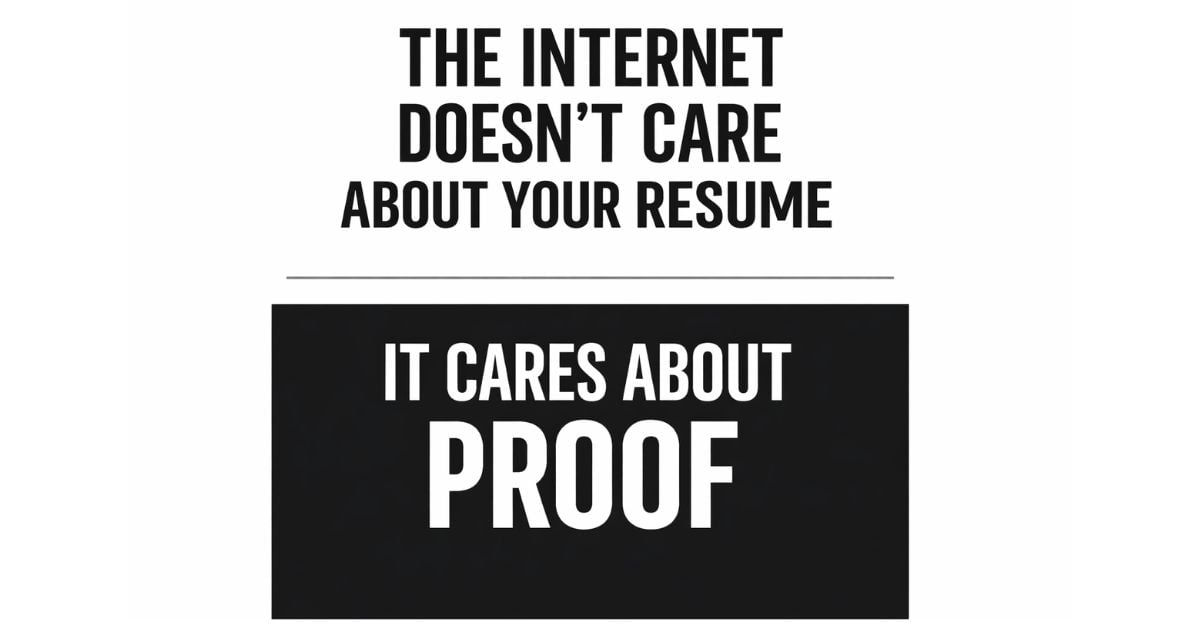 The Internet Doesn’t Care About Your Resume Anymore