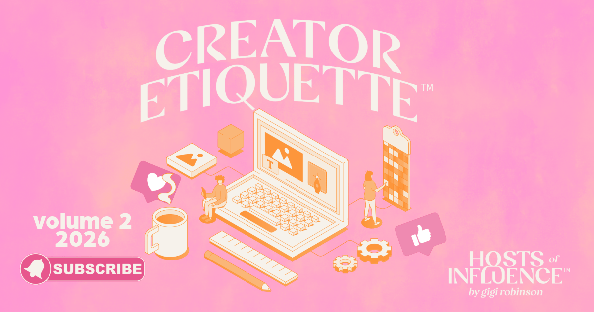Introducing Creator EtiquetteTM !