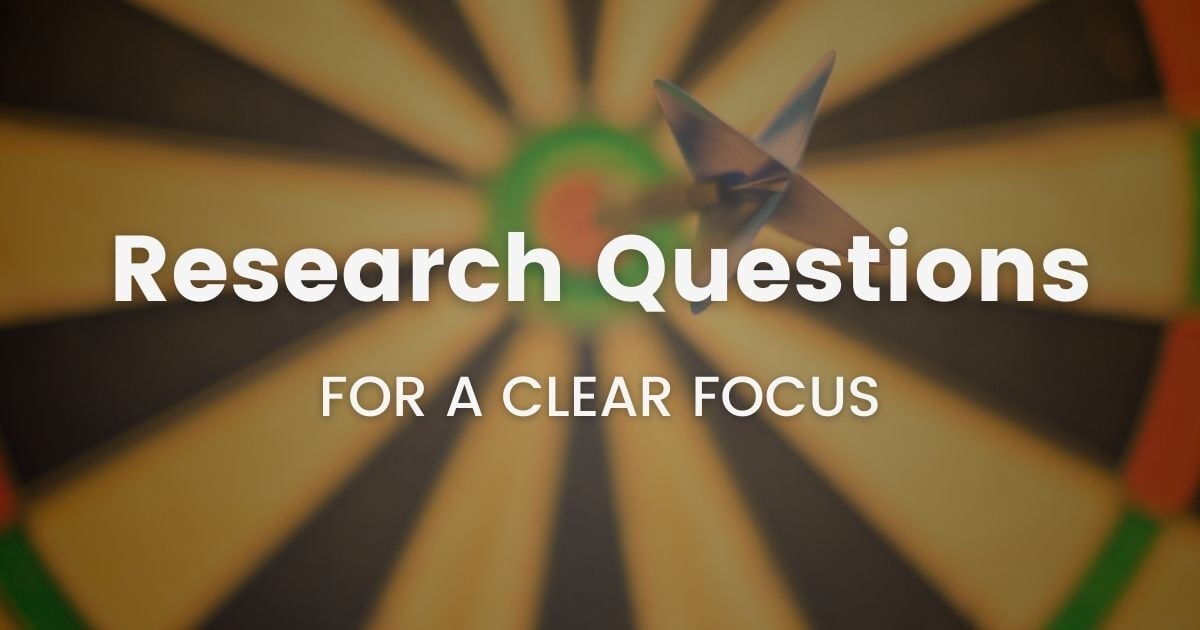 PhD Program 1/5: From Research Interest to Research Question