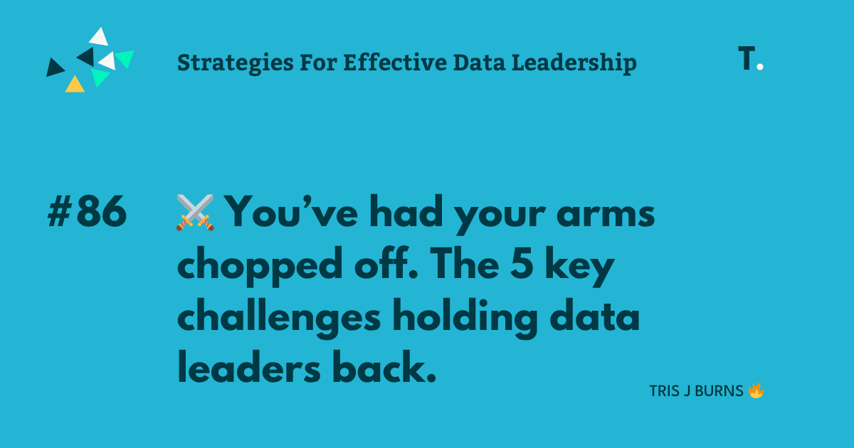 ⚔️ You've had your arms chopped off.