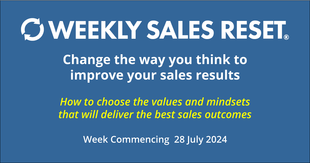Change the way you think to transform your sales results