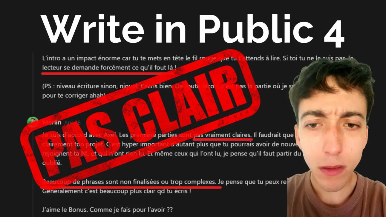Write in Public : je suis pas clair