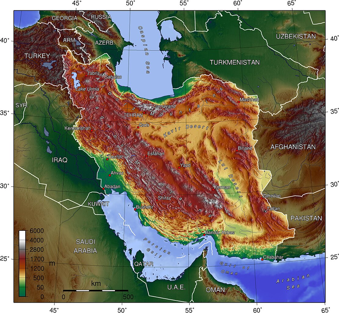 11 Maps of Iran