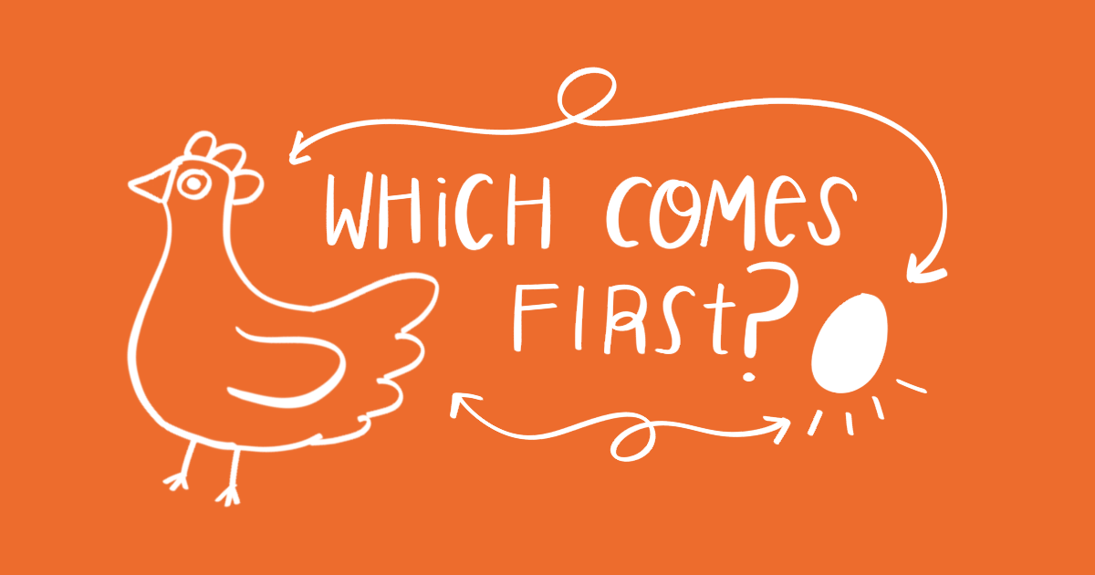 Can you "start something" when you don't yet know what you're starting?