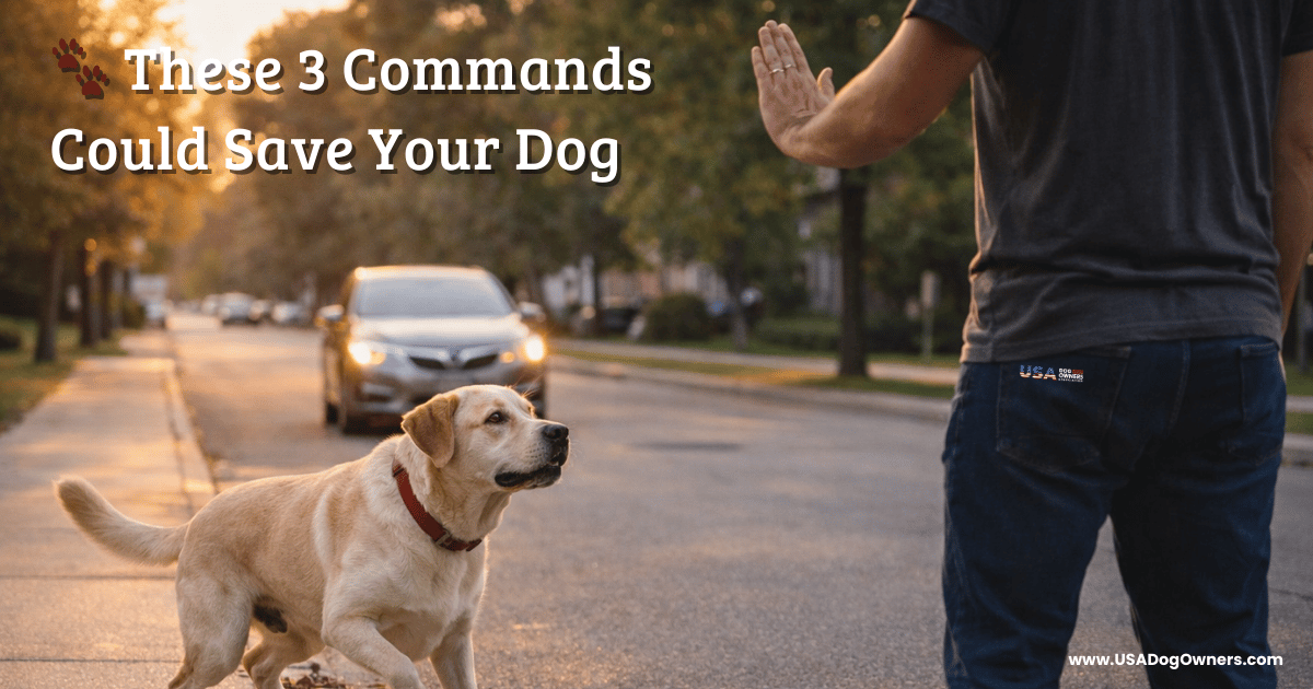 🐾 These 3 Commands Could Save Your Dog