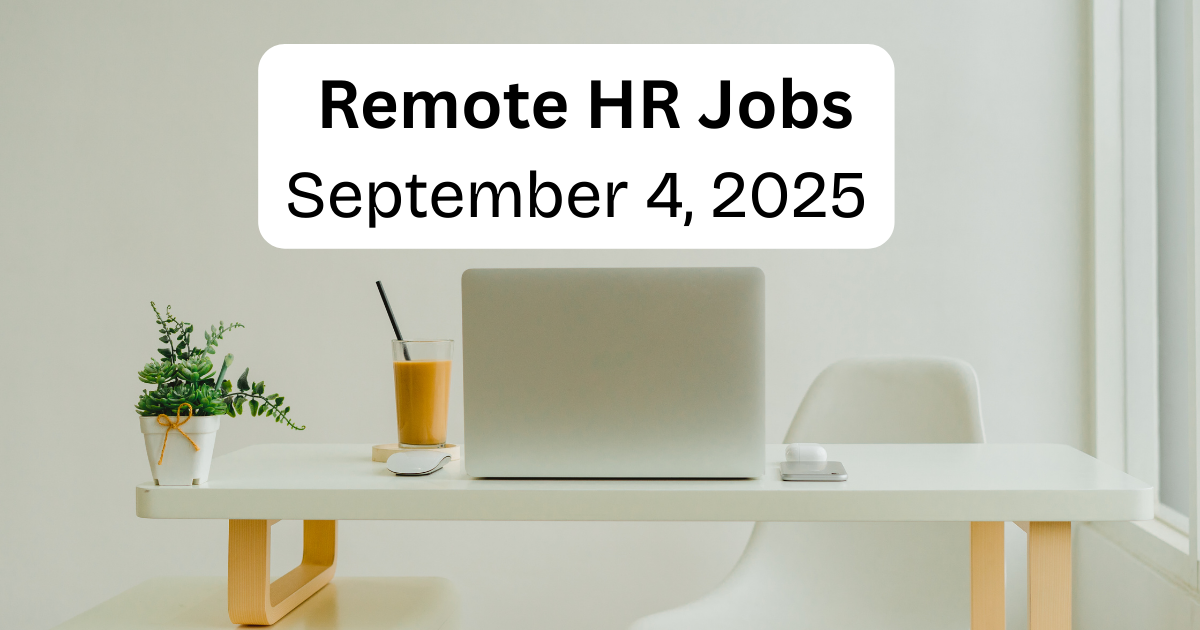 Remote HR Jobs Weekly