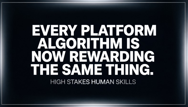 Every Platform Algorithm Is Now Rewarding the Same Thing. Are You Doing It?