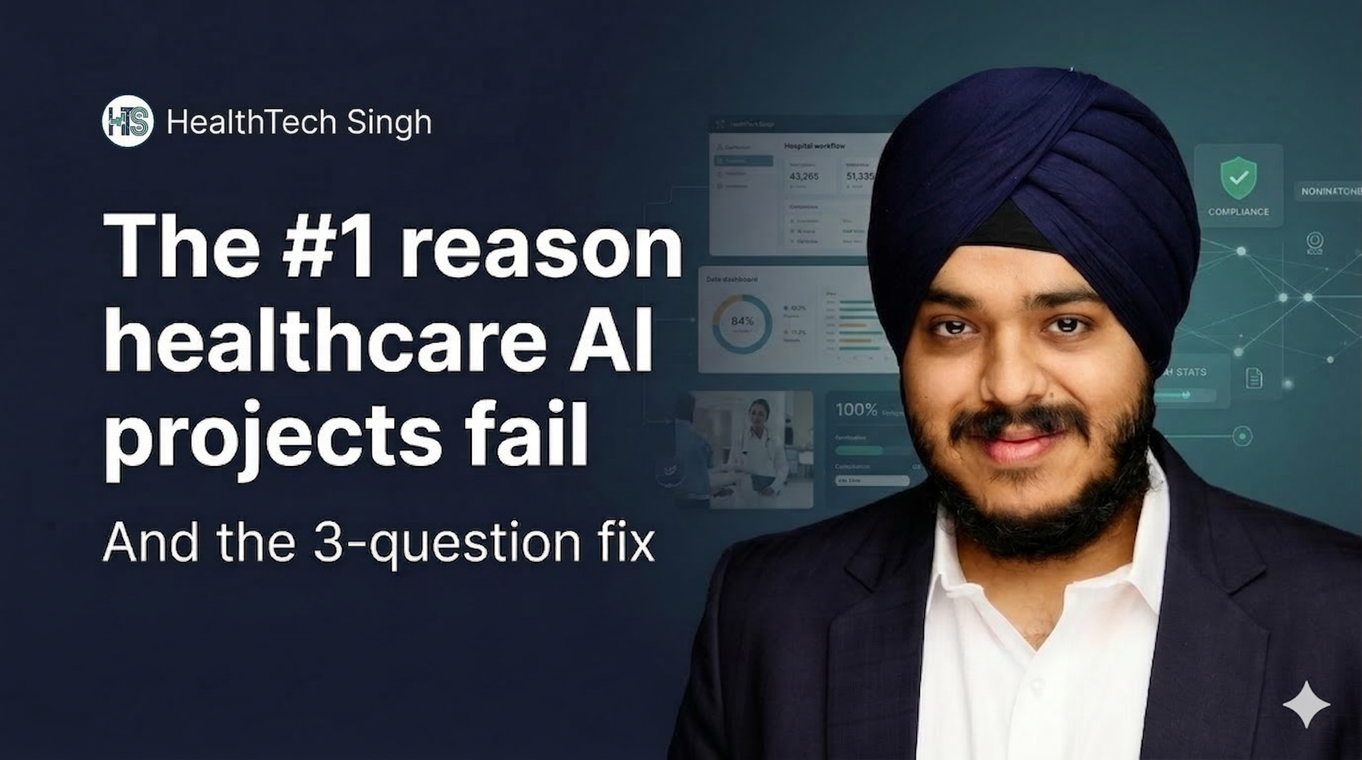 The #1 reason healthcare AI projects fail (and a 3-question fix)