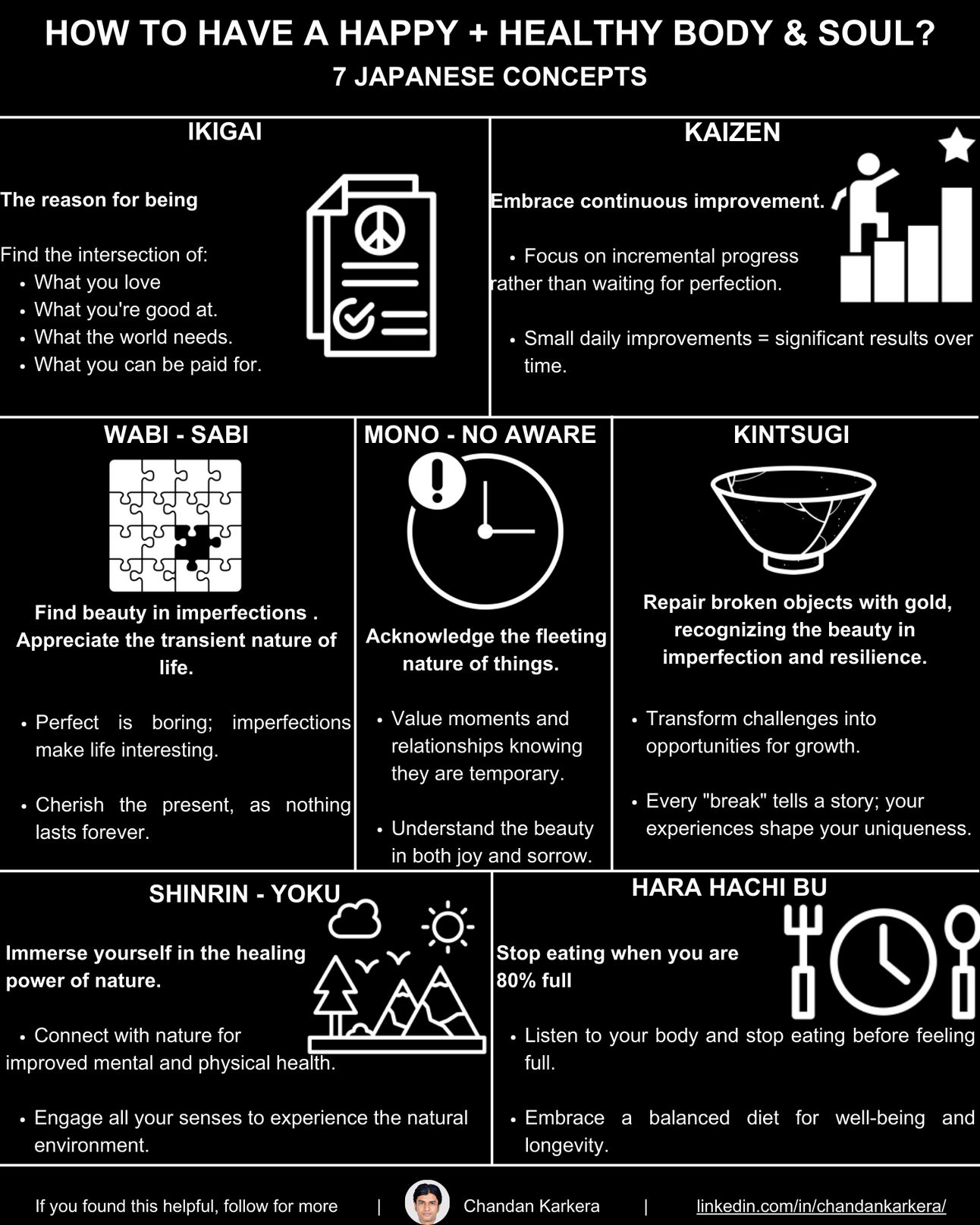 The secrets for a happy + healthy body and soul