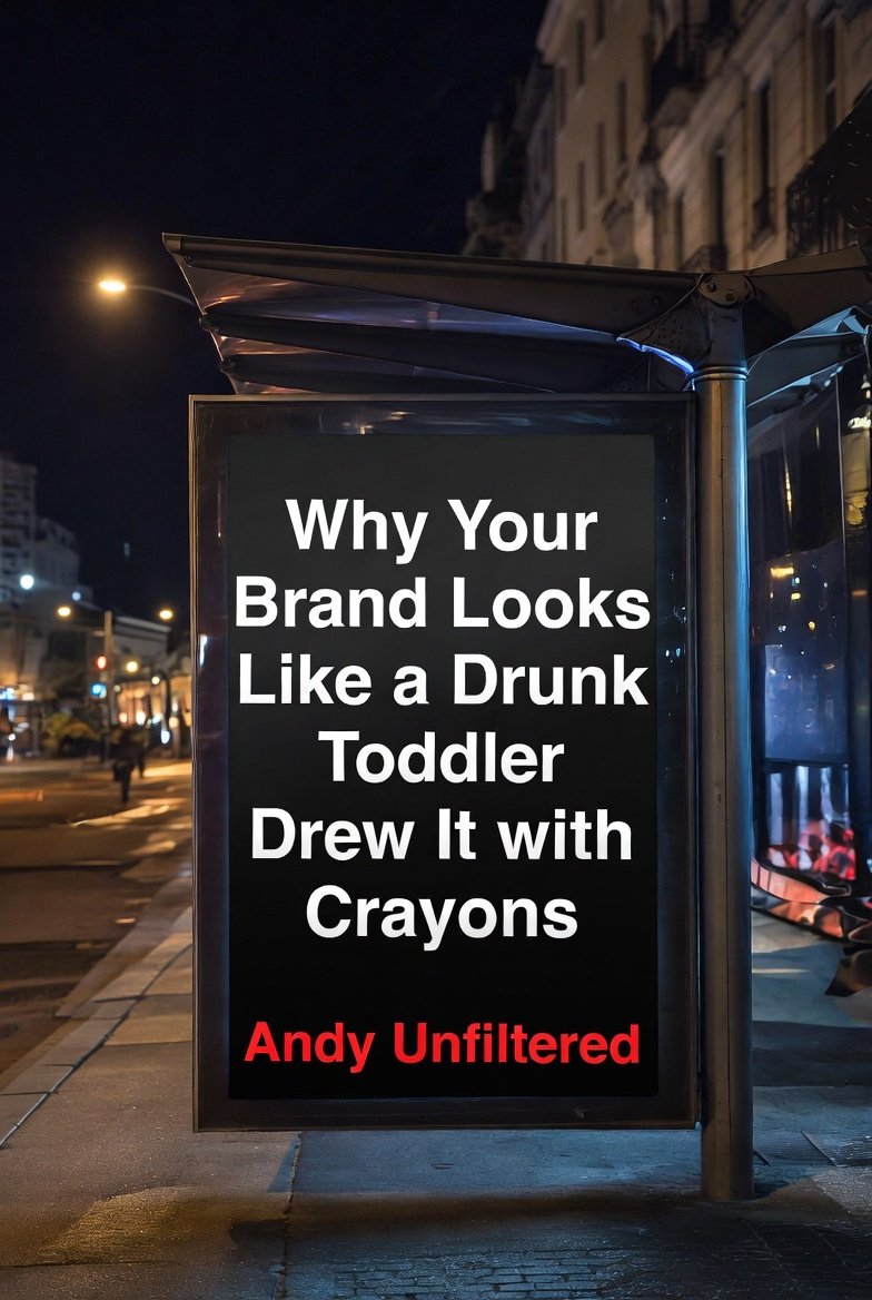 Why Your Brand Looks Like a Drunk Toddler Drew It with Crayons