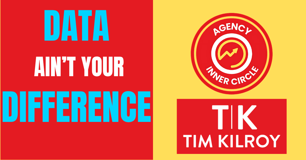 Data Ain't Your Differentiator - Really