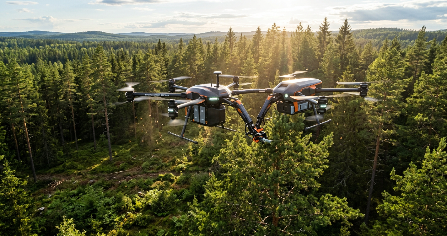 AirForestry Secures SEK 28M to Harvest Trees From the Sky