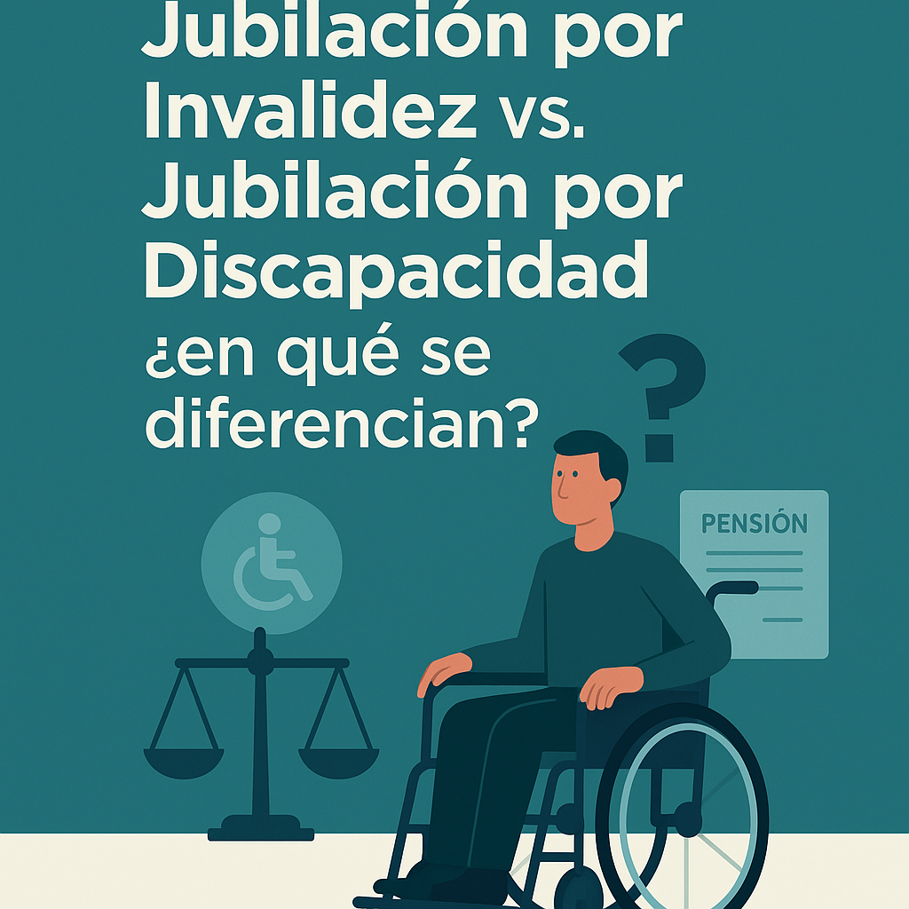 Jubilación por Invalidez vs. Jubilación por Discapacidad: ¿en qué se diferencian?🤔  