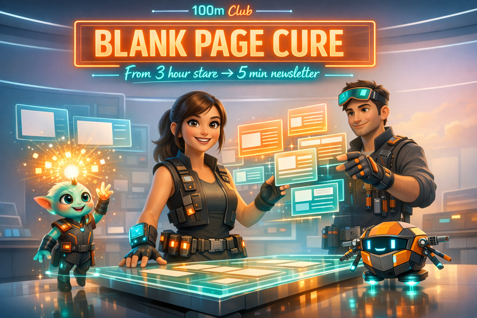 Turn one idea into a publish-ready newsletter before your coffee gets cold