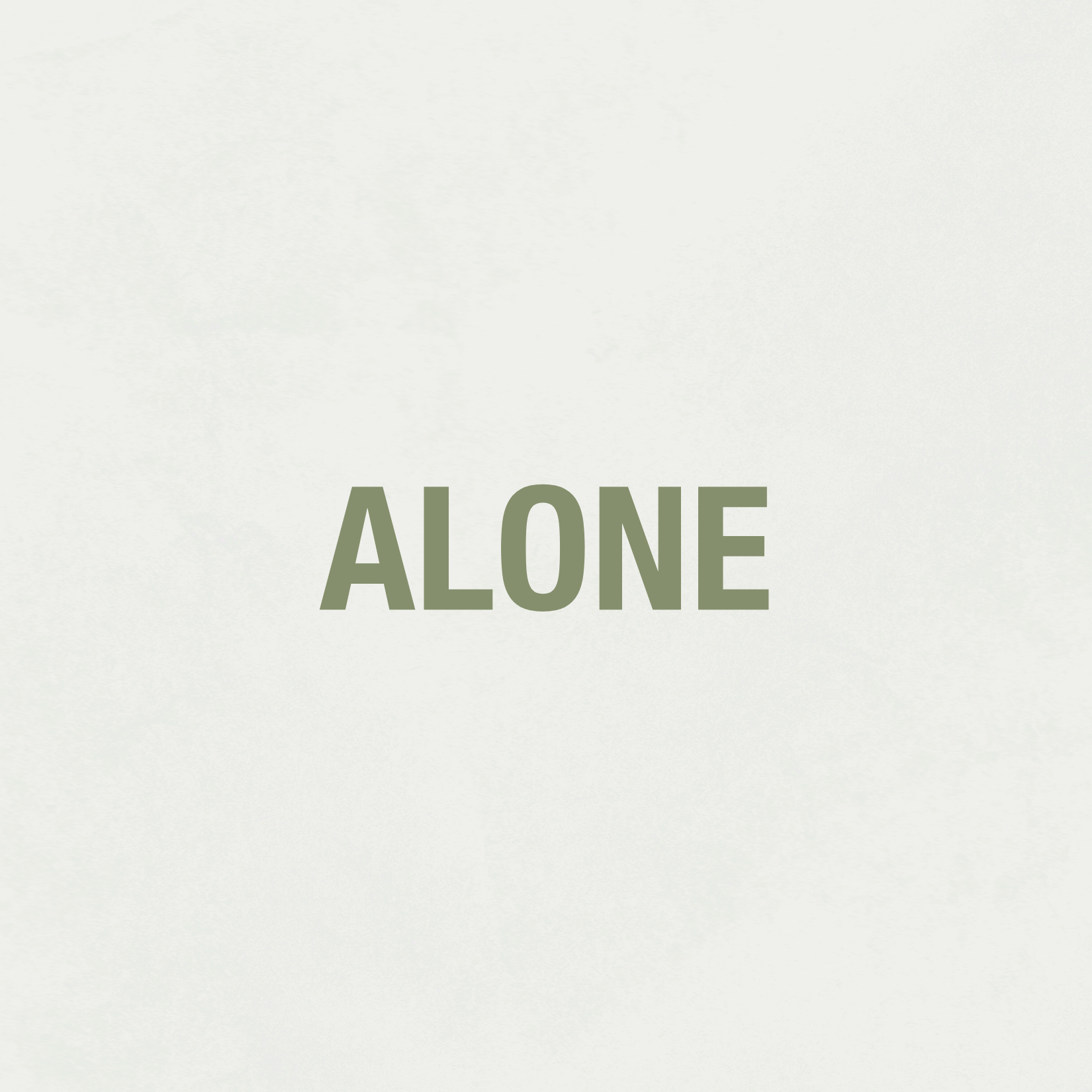 Fall in love with being alone