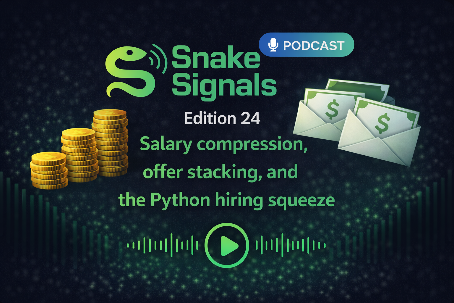 Salary compression, offer stacking, and the Python hiring squeeze