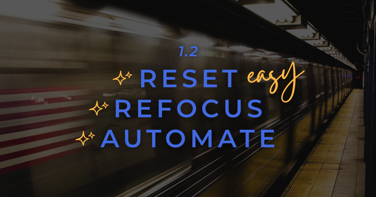 What about a 30-min reset for the rest of 2025?