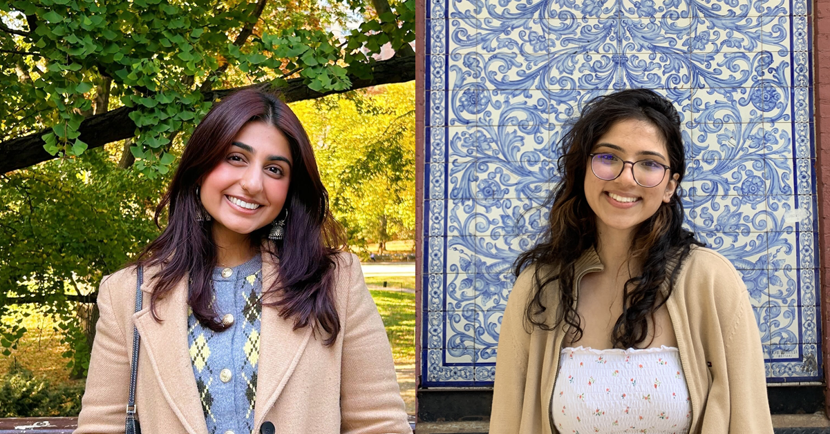 Meet our fellows, Astha and Zoya
