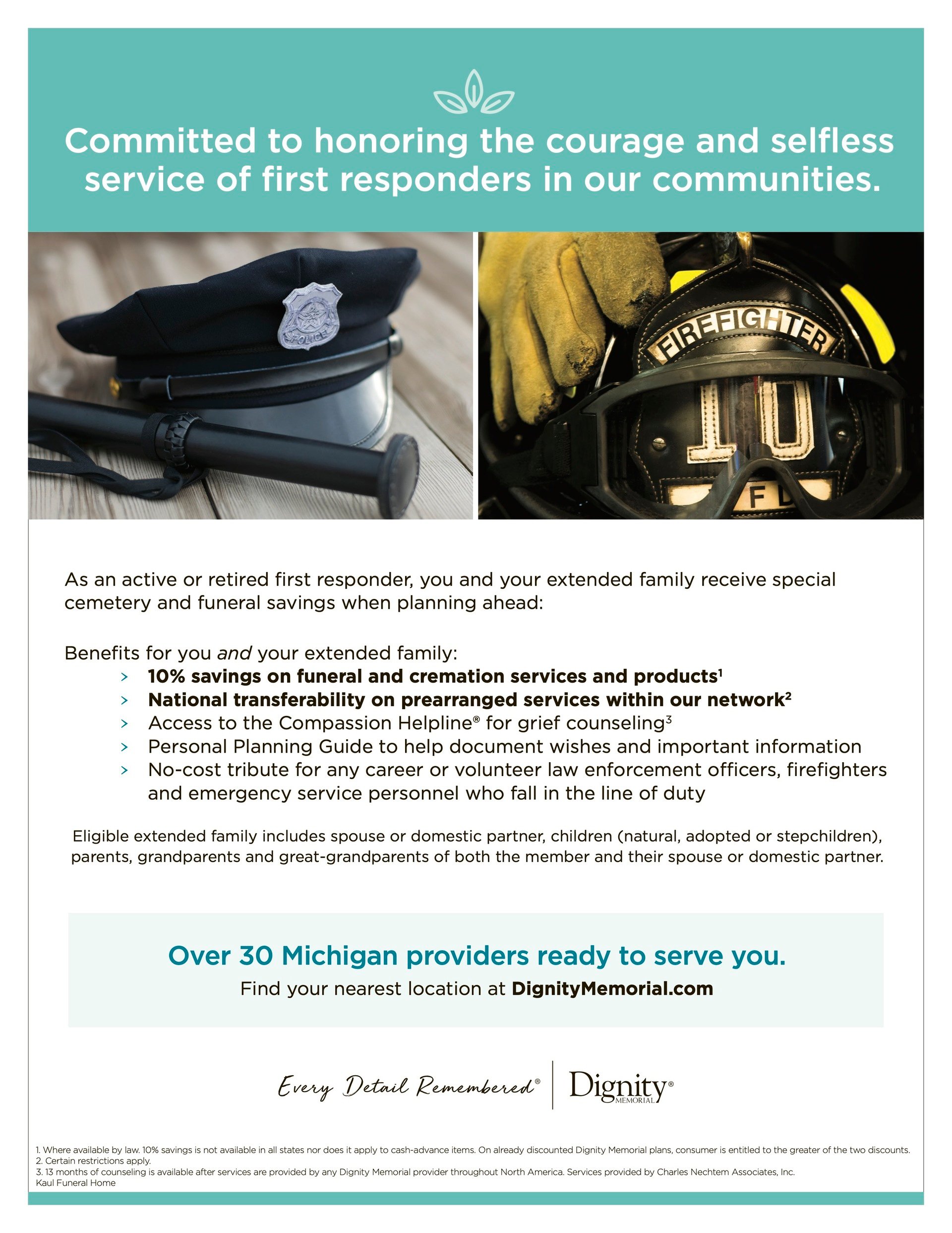 First Responder Funeral Discounts