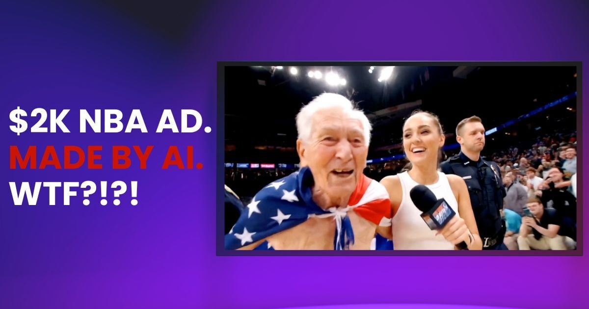 🏀📺 $2K NBA Ad. Made by AI. WTF?!