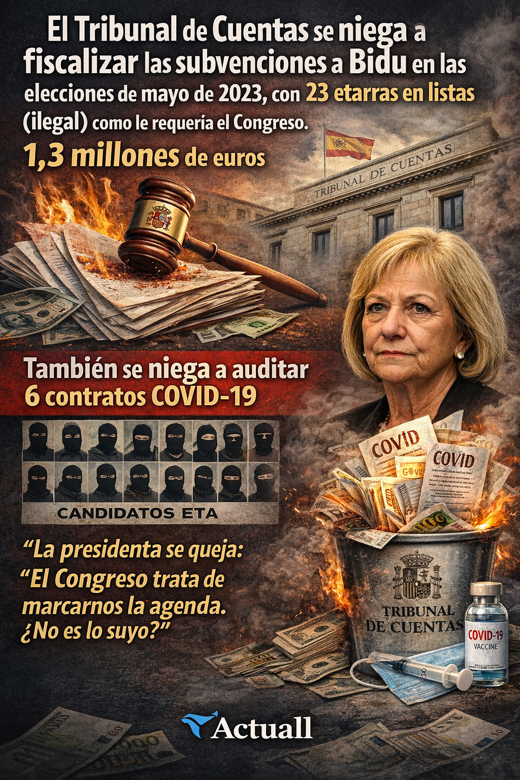 Rebeldía en el Tribunal de Cuentas: se niegan a fiscalizar los contratos de la pandemia