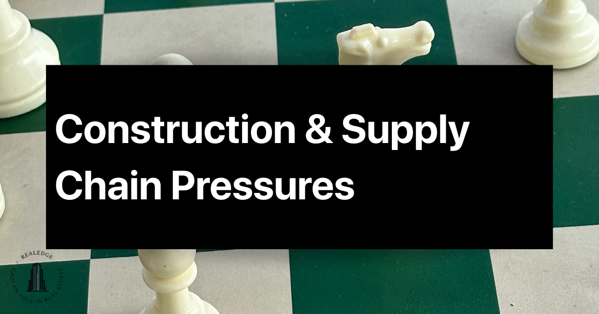 Construction & Supply-Chain Pressures: How Rising Costs Are Slowing Housing Supply in Ontario