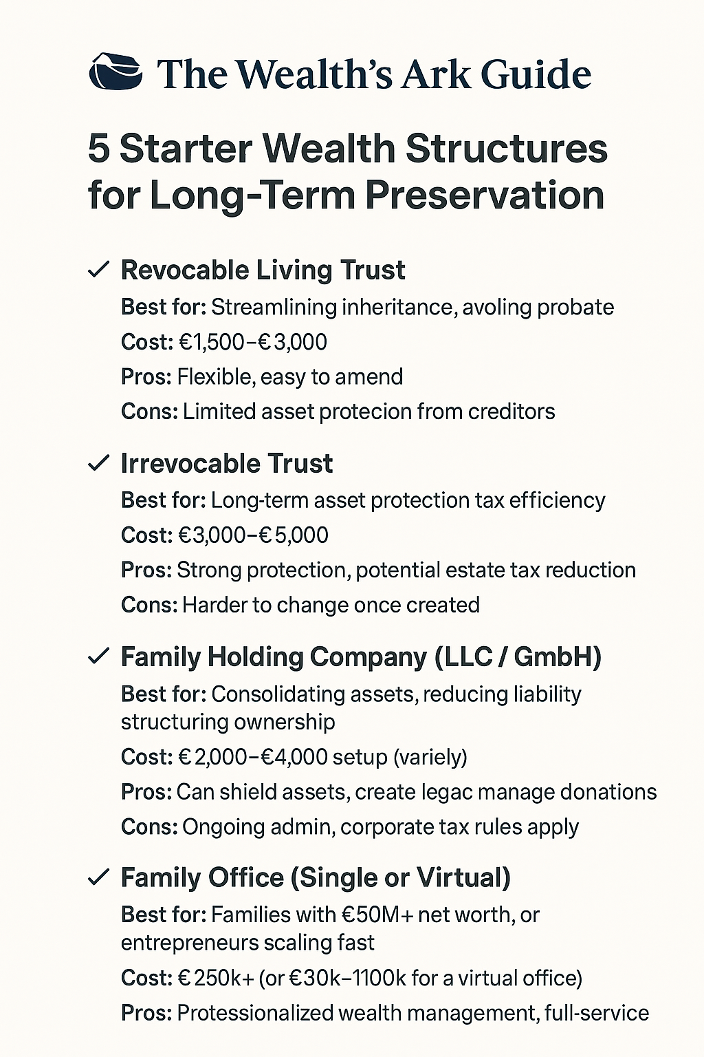 Can a Trust or Legal Entity Help You Manage Wealth Long-Term?