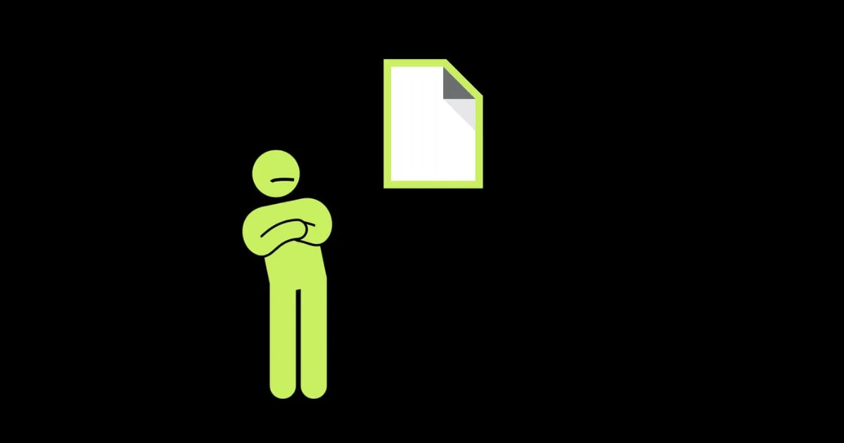 you do not need to stare again in a blank page?