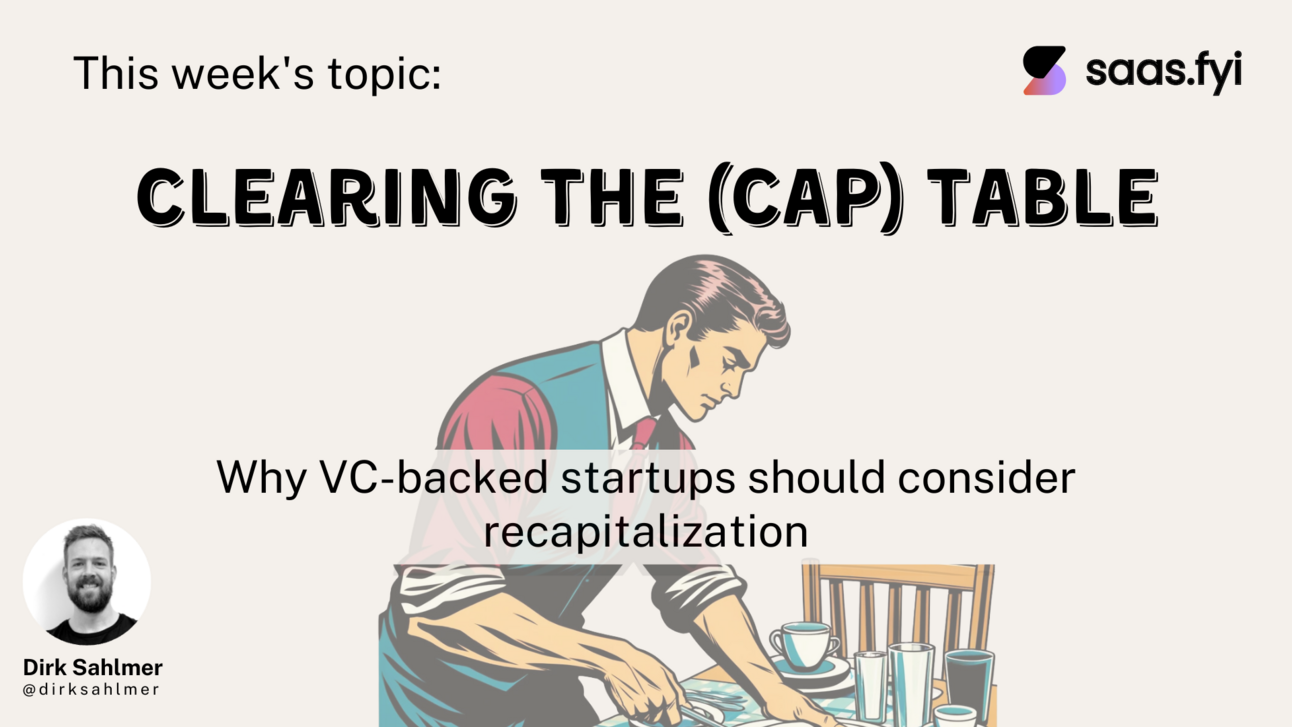 Clearing the (cap) table