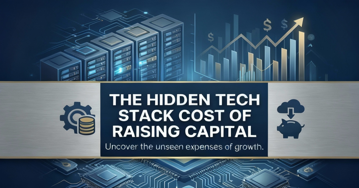 The Hidden Tech Stack Cost of Raising Capital