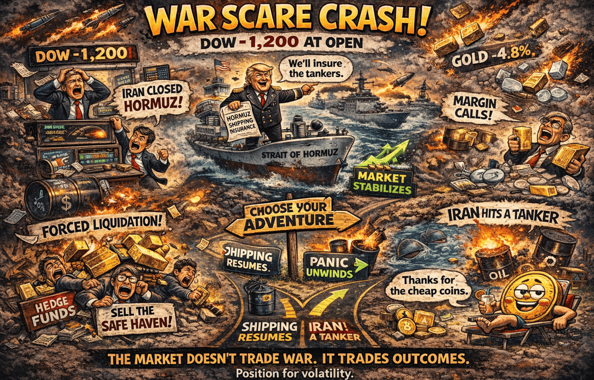 Iran Threatens Oil Tankers, Trump Insures Them