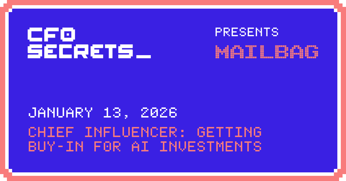 📬 Chief Influencer:  Getting buy-in for AI investments
