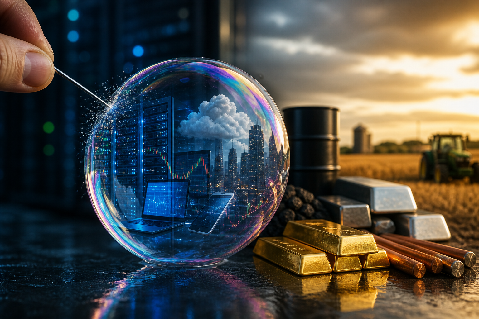 The Tech Bubble is Bursting: Why the Smart Money is Pivoting to Hard Assets