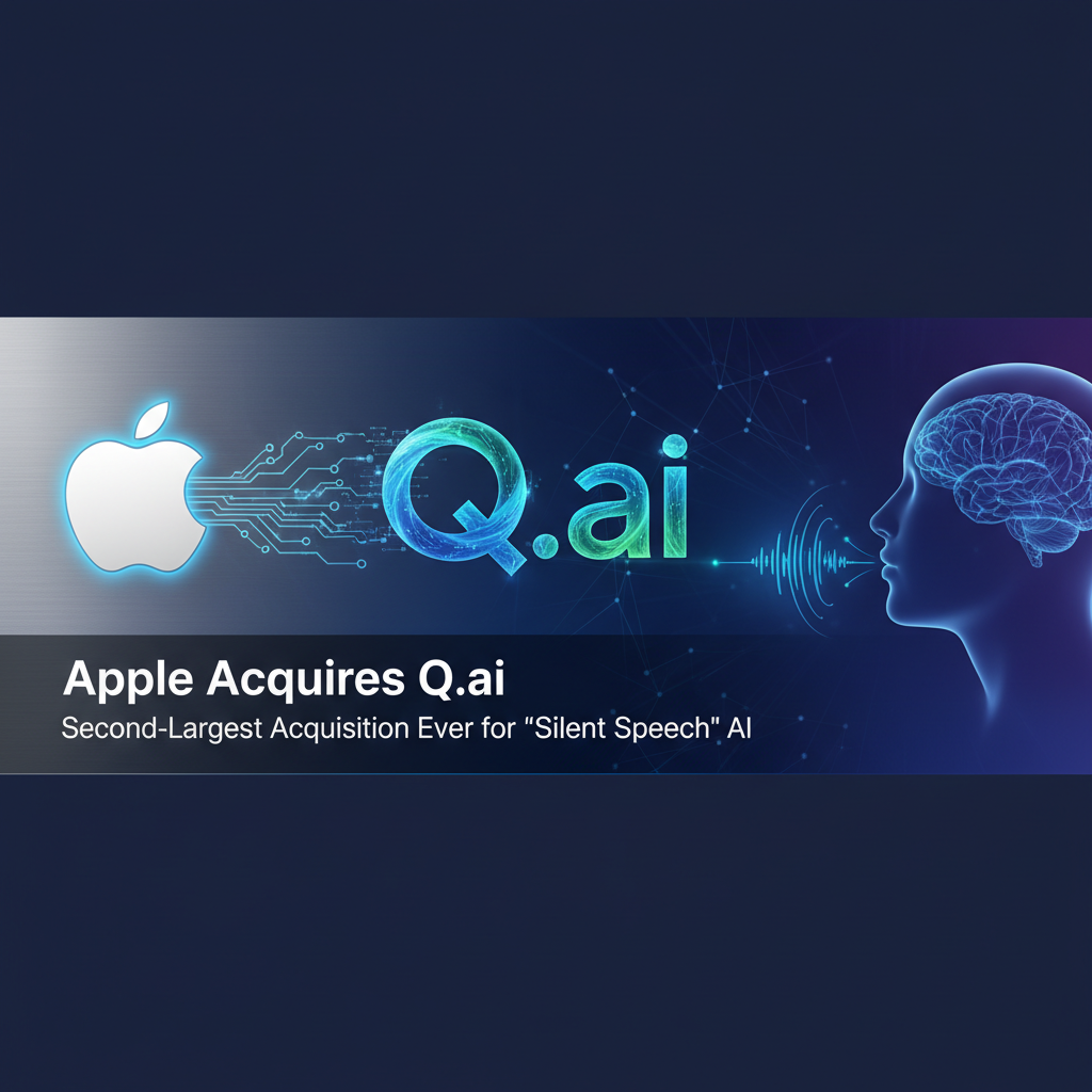 Apple Makes Its Second-Largest Acquisition Ever With Q.Ai To Advance “Silent Speech” Ai Technology