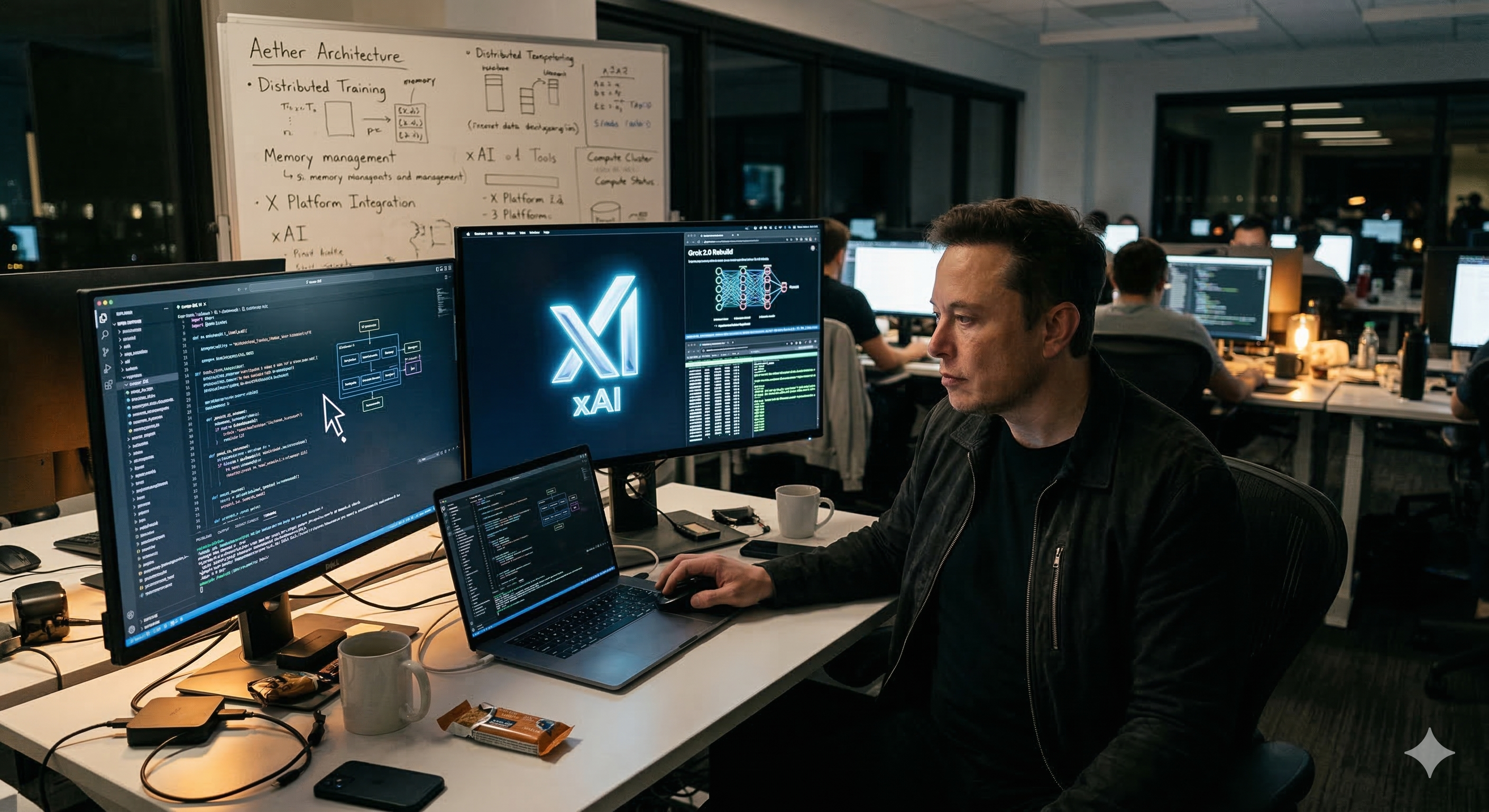 Elon Rebuilding xAI with Cursor!