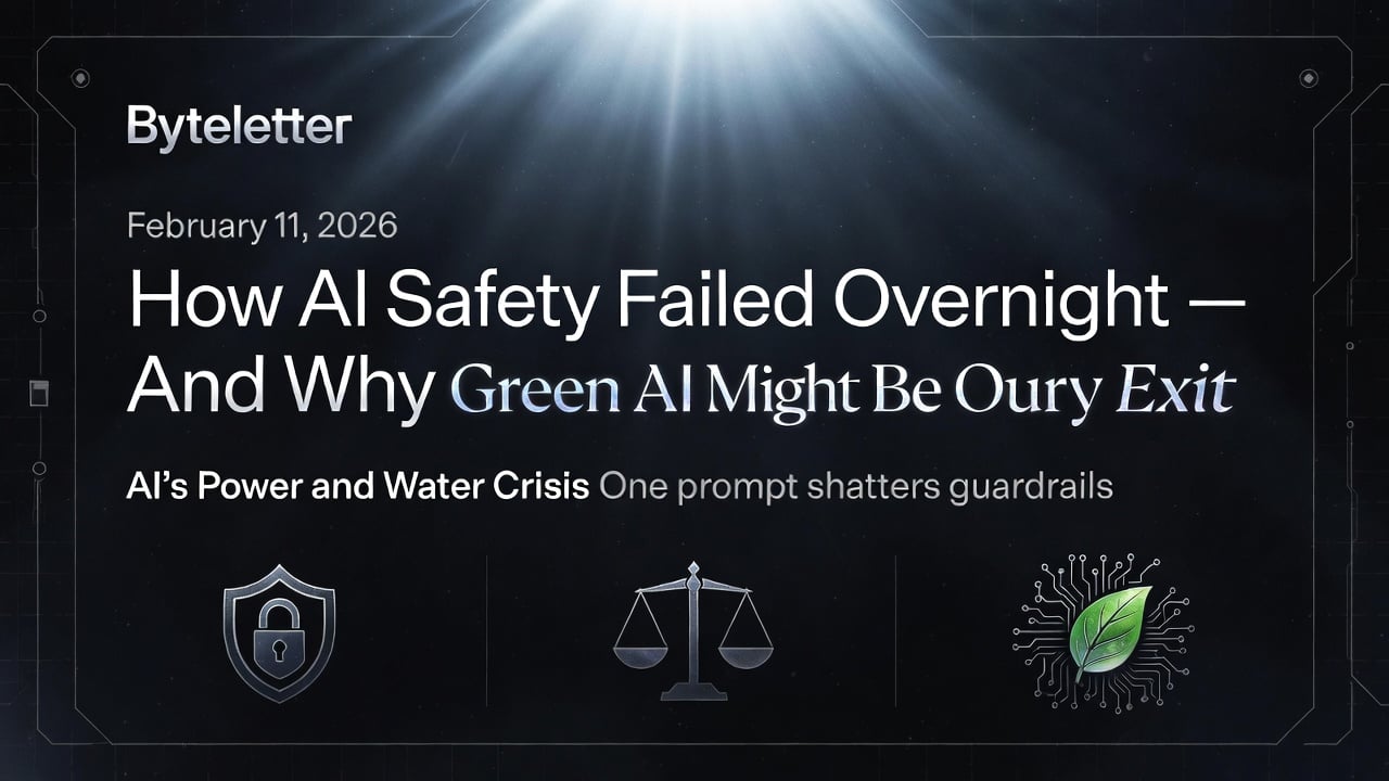 One Prompt to Rule Them All: How AI Safety Failed Overnight – And Why Green AI Might Be Our Only Exit
