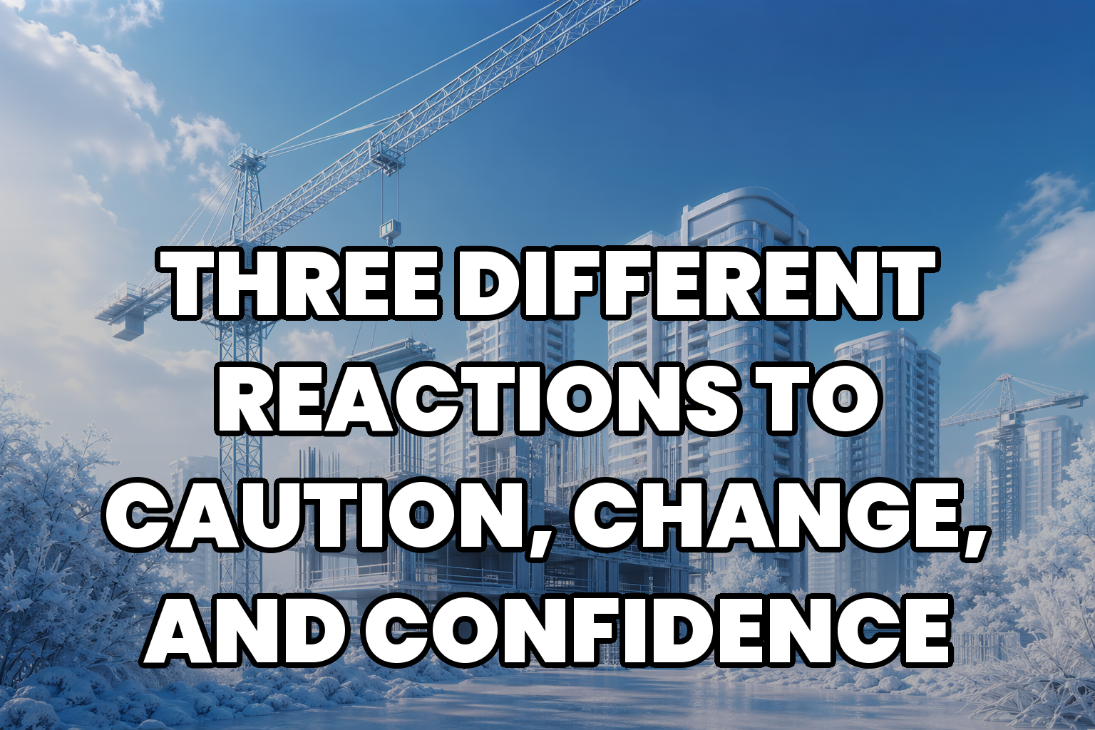 Three Different Reactions to Caution, Change, and Confidence