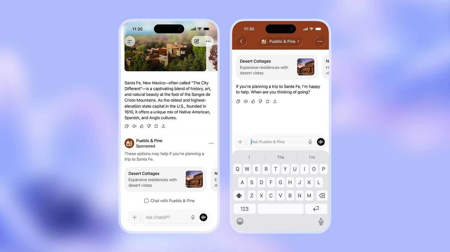 OpenAI zavádí reklamy do ChatGPT