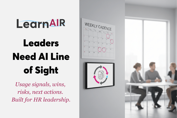 Leaders Need AI Line of Sight, Not More Tools