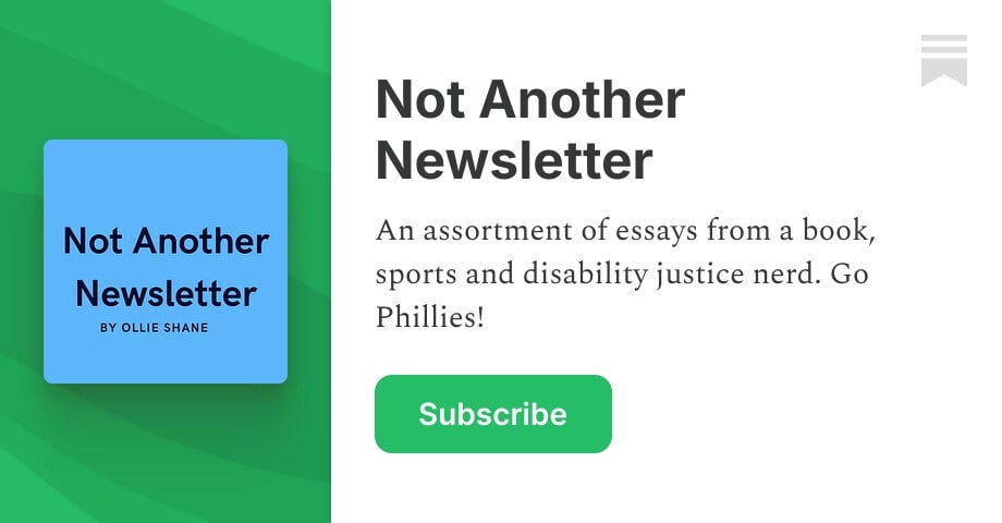 A Not Another Newsletter Announcement