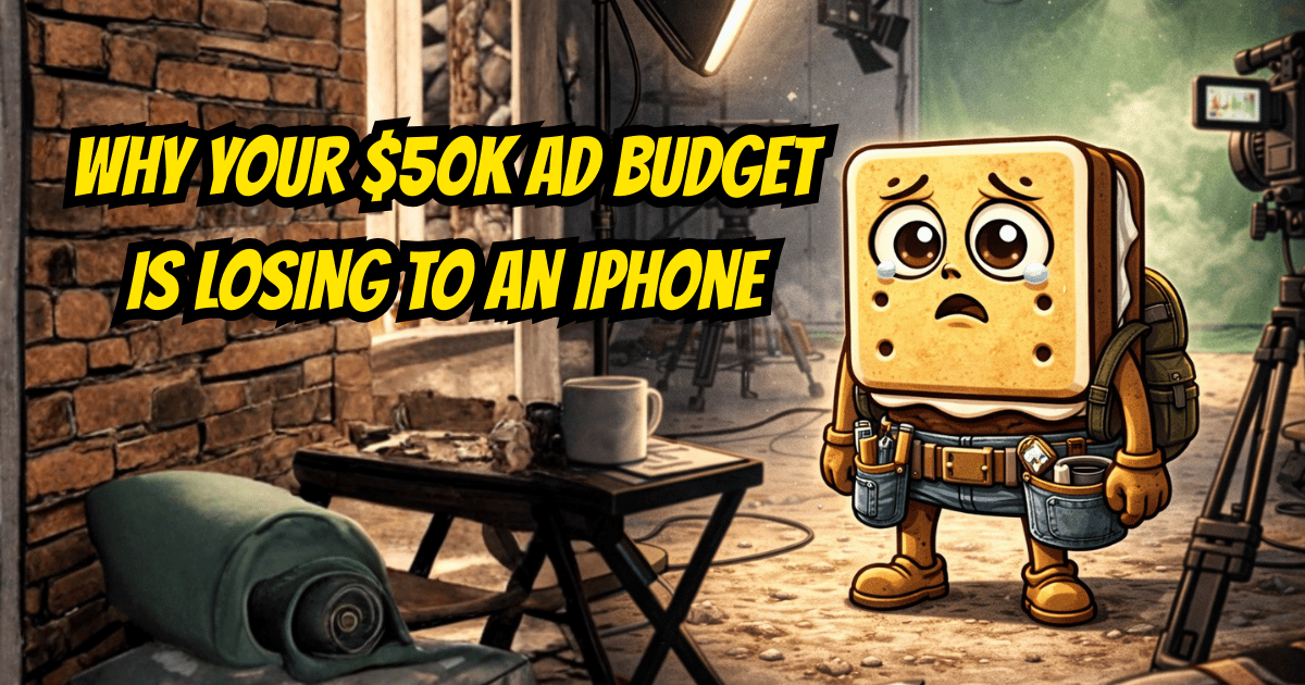 Why Your $50K Ad Budget is Losing to an iPhone