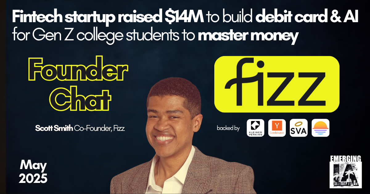 🌴 Kleiner Perkins-backed Fizz joins our Founder Chat Q&A