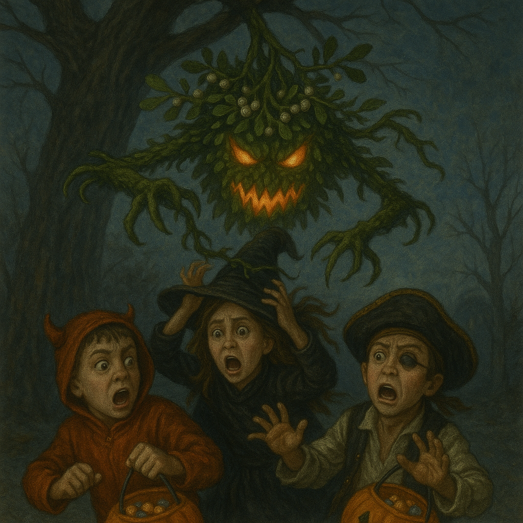 Mistletoe is the spookiest plant 🎃