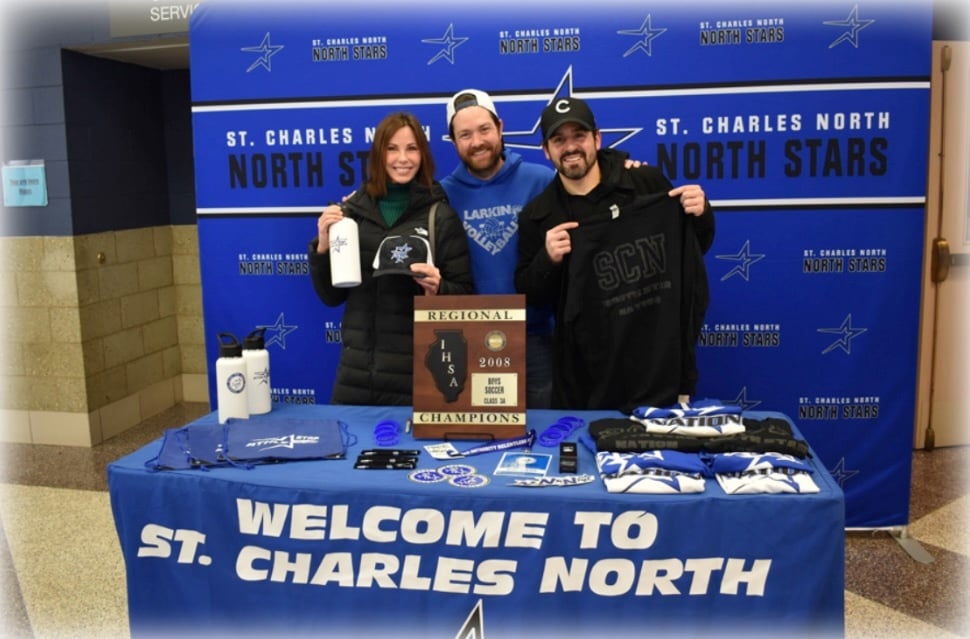 St. Charles North turns a radio rivalry into a feel-good school visit
